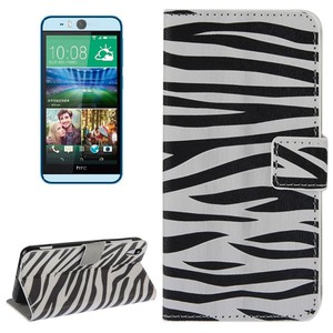 Handyh�lle Tasche f�r Handy HTC Desire Eye Motiv Zebra
