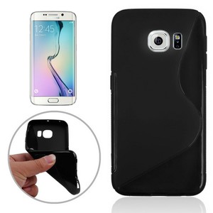 Handyh�lle TPU Case f�r Handy Samsung Galaxy S6 Edge SM-G925 Schwarz