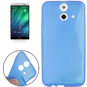 Handyh�lle TPU-Schutzh�lle f�r HTC One E8 Blau