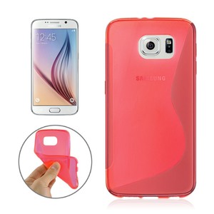 Handyh�lle TPU-Schutzh�lle f�r Samsung Galaxy S6 SM-G920F Rot