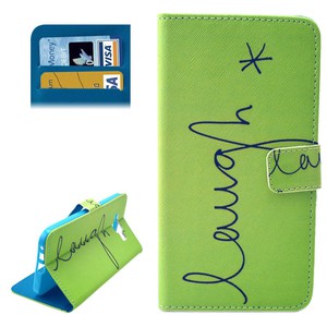 Handyh�lle Tasche f�r Handy Samsung Galaxy E7 Schriftzug