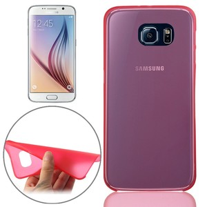 Schutzh�lle Case Ultra D�nn 0,3mm f�r Handy Samsung Galaxy S6 Rot