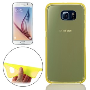 Schutzh�lle Case Ultra D�nn 0,3mm f�r Handy Samsung Galaxy S6 Gelb