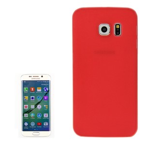 Schutzh�lle Case Ultra D�nn 0,3mm f�r Handy Samsung Galaxy S6 Edge Rot