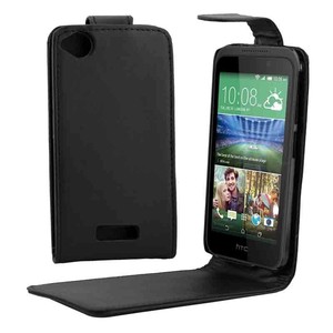 Handyhlle Schutztasche fr Handy HTC Desire 320 Flipcase Schwarz