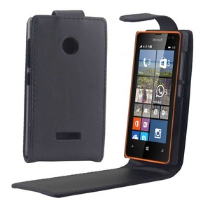Handyhlle Schutztasche fr Handy Microsoft Lumia 532 Flipcase Schwarz