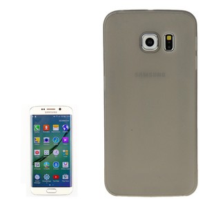 Schutzh�lle Case Ultra D�nn 0,3mm f�r Handy Samsung Galaxy S6 Edge Grau