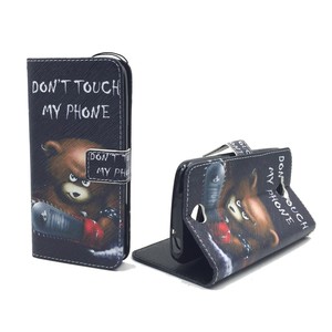 Handyh�lle Tasche f�r Handy Acer Liquid Z530 Schriftzug B�r mit Kettens�ge