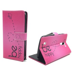 Handyhlle Tasche fr Handy Archos 50c Neon Be Happy Pink