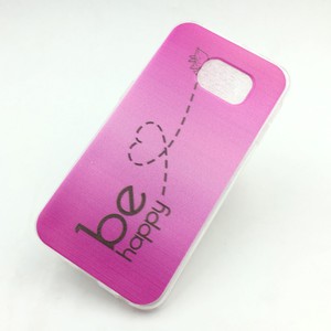 Handyh�lle Schutzh�lle f�r Samsung Galaxy S6 Edge Case Cover Bumper Etuis Silikon Pink