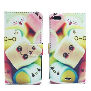 Handyh�lle Tasche f�r Handy Wiko Highway Pure  Schriftzug Marshmallows