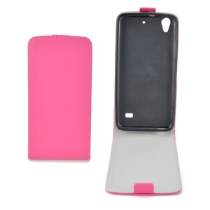 Flip Schutz H�lle f�r Huawei Ascend G620s Pink Leder-Imitat Slim Flex
