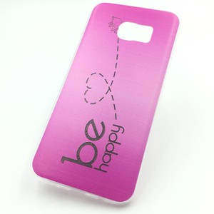 Handyh�lle Schutzh�lle f�r Samsung Galaxy S7 Edge Case Cover Bumper Etuis Silikon Pink