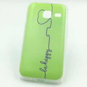 Handyh�lle Schutzh�lle f�r Samsung Galaxy J1 Mini Case Cover Bumper Etuis Silikon Gr�n