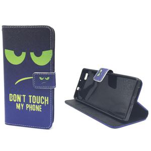 Dont Touch My Phone Handyh�lle Huawei P8 Lite Klapph�lle Wallet Case
