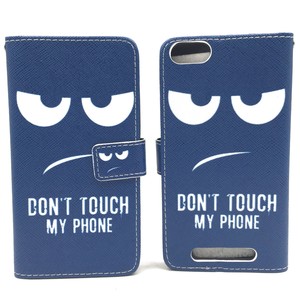 Handyh�lle Tasche f�r Handy Wiko Jerry  Dont Touch my Phone