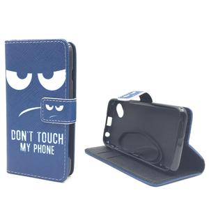Handyh�lle Tasche f�r Handy Wiko Sunny  Dont Touch my Phone