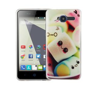 Handy H�lle f�r ZTE Blade L3 Cover Case Schutz Tasche Motiv Slim Silikon TPU Schriftzug Marshmallows