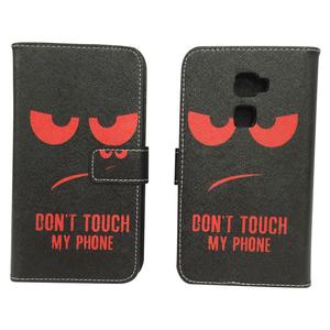 Dont Touch My Phone Handyhlle Huawei Mate S Klapphlle Wallet Case