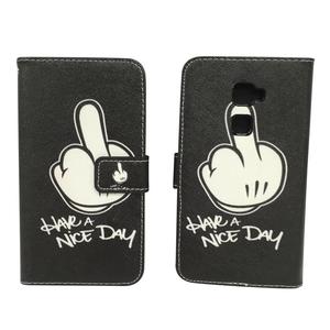 Handyhlle Tasche fr Handy Huawei Mate S Mittelfinger