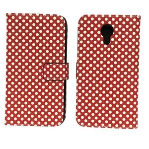 Handyh�lle Tasche f�r Handy Wiko Robby Polka Dot Rot