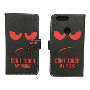 Dont Touch My Phone Handyh�lle Huawei Honor 8 Klapph�lle Wallet Case