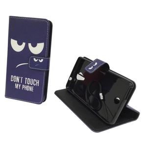 Handyhlle Tasche fr Handy Wiko Tommy Dont Touch my Phone