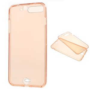 Crystal Case H�lle f�r Apple iPhone 7 Plus Pink Rahmen Full Body