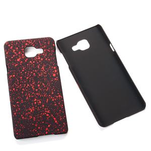 Handy H�lle Schutz Case Bumper Schale f�r Samsung Galaxy A7 2016 3D Sterne Rot