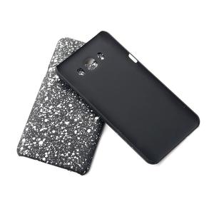 Handy H�lle Schutz Case Bumper Schale f�r Samsung Galaxy J7 2016 3D Sterne Wei�