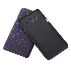 Handy H�lle Schutz Case Bumper Schale f�r Samsung Galaxy J7 2016 3D Sterne Lila