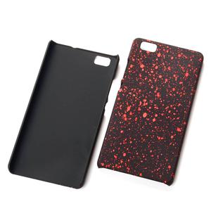 Handy H�lle Schutz Case Bumper Schale f�r Huawei P8 Lite 3D Sterne Rot