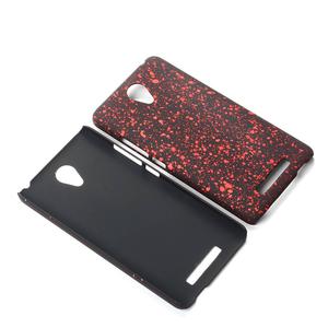 Handy H�lle Schutz Case Bumper Schale f�r Xiaomi Redmi Note 2 3D Sterne Rot