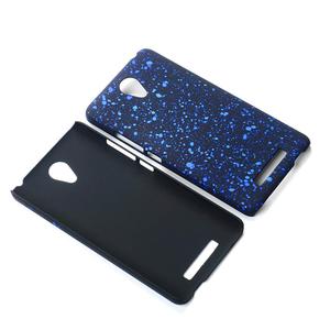 Handy H�lle Schutz Case Bumper Schale f�r Xiaomi Redmi Note 2 3D Sterne Blau