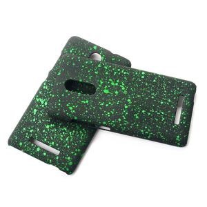 Handy H�lle Schutz Case Bumper Schale f�r Xiaomi Redmi Note 3 3D Sterne Gr�n