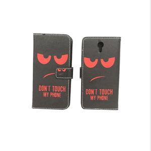 Handyh�lle Tasche f�r Handy Lenovo ZUK Z1 Dont Touch My Phone Rot