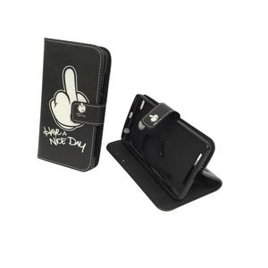 Handyhlle Tasche fr Handy Xiaomi Redmi 3s Mittelfinger