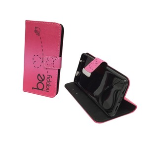 Handyh�lle Tasche f�r Handy Xiaomi Redmi Pro Be Happy Pink