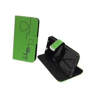 Handyh�lle Tasche f�r Handy Xiaomi Redmi Pro Be Happy Gr�n