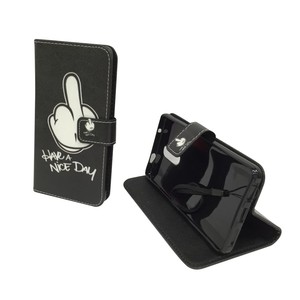 Handyhlle Tasche fr Handy Xiaomi Redmi Pro Mittelfinger