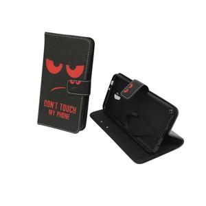 Handyhlle Tasche fr Handy Vodafone Smart Prime 7 Dont Touch My Phone Rot