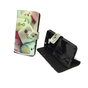 Handyh�lle Tasche f�r Handy Huawei Y5 II / 2 Schriftzug Marshmallows