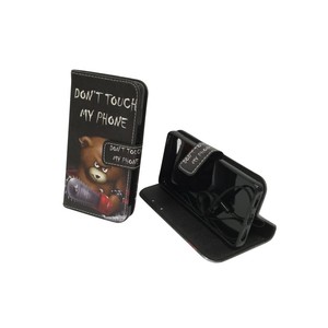 Handyh�lle Tasche f�r Handy Lenovo ZUK Z2 Schriftzug B�r mit Kettens�ge