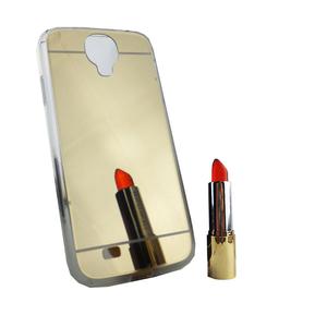 Samsung Galaxy S4 Handy H�lle Spiegel Mirror Soft-Case Schutz-Cover Gold