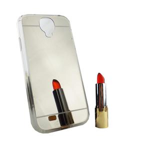 Samsung Galaxy S4 Handy H�lle Spiegel Mirror Soft-Case Schutz-Cover Silber