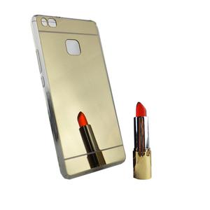 Huawei P9 Lite Handy H�lle Spiegel Mirror Soft-Case Schutz-Cover Gold