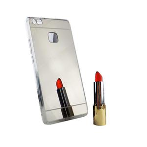 Huawei P9 Lite Handy H�lle Spiegel Mirror Soft-Case Schutz-Cover Silber