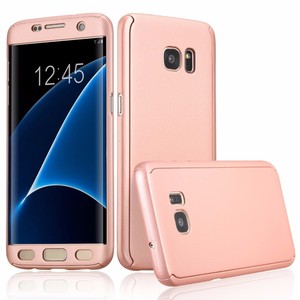 Handyhlle Schutzhlle fr Samsung Galaxy S6 Edge Full Case Cover Displayschutz 360 Pink