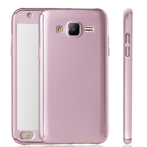 Handyh�lle Schutzh�lle f�r Samsung Galaxy J5 Full Case Cover Displayschutz 360 Rosa