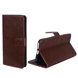 Schutz H�lle Blumen f�r Handy Apple iPhone 6 Plus / 6s Plus Coffee